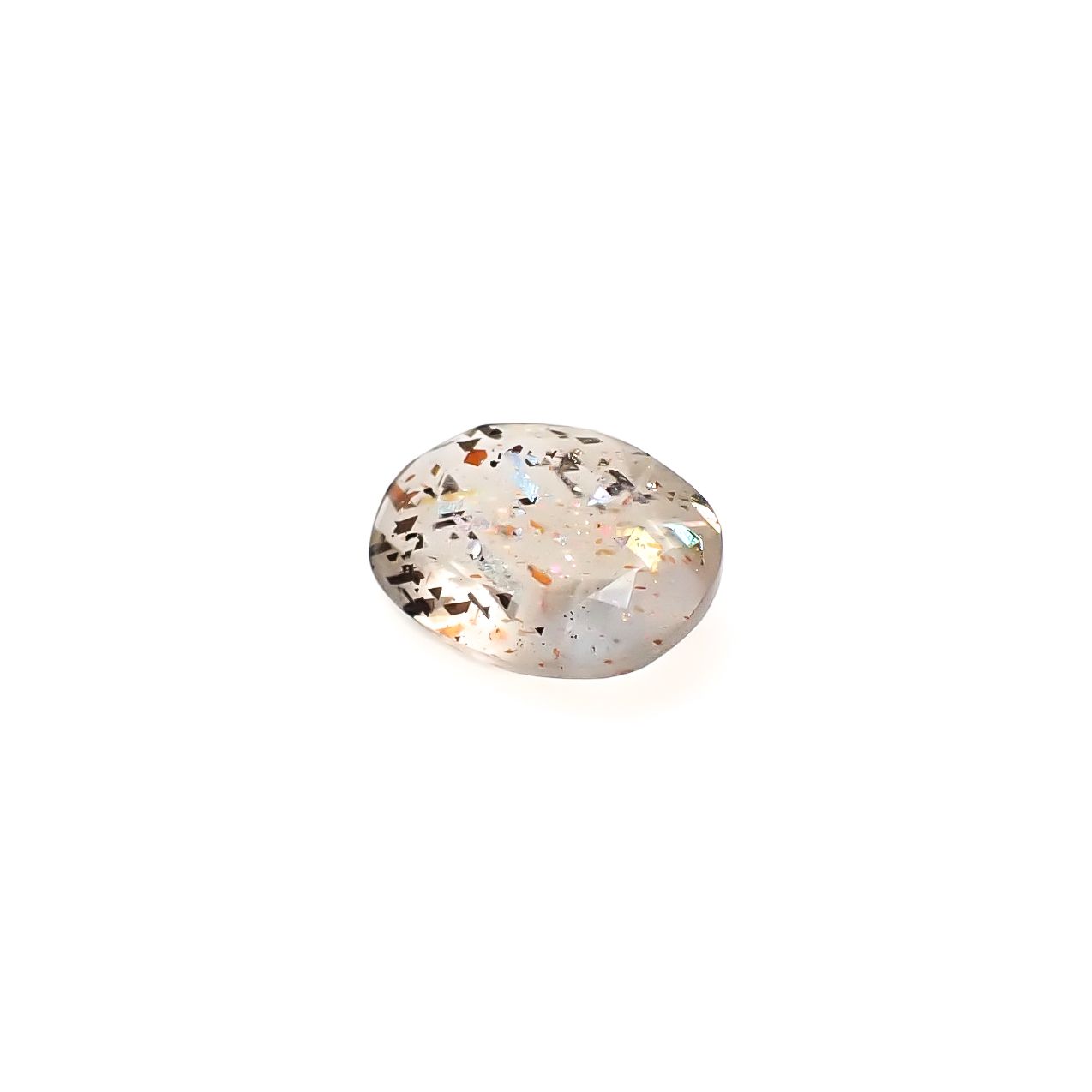 レインボーラティスサンストーン オーストラリア産 1.00ct [250229852]8.9x6.2mm前後