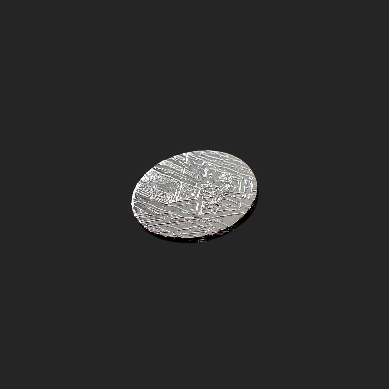 ムオニナルスタ隕石 発見地:スウェーデン 7.84ct[240125759]11.7x9.7mm前後