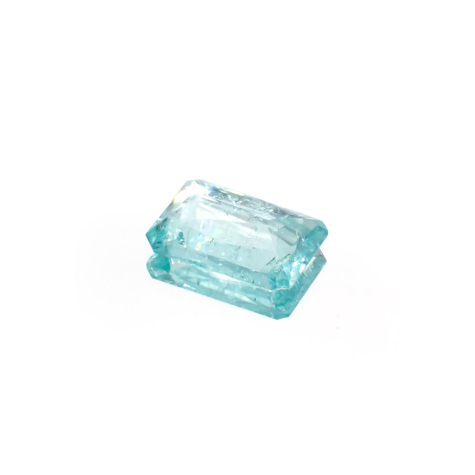 パライバトルマリン(宝石名トルマリン/別名パライバ・トルマリン)モザンビーク産 ソ付(宝貴協) 2.283ct / 10.92x7.59mm前後 [230421880]