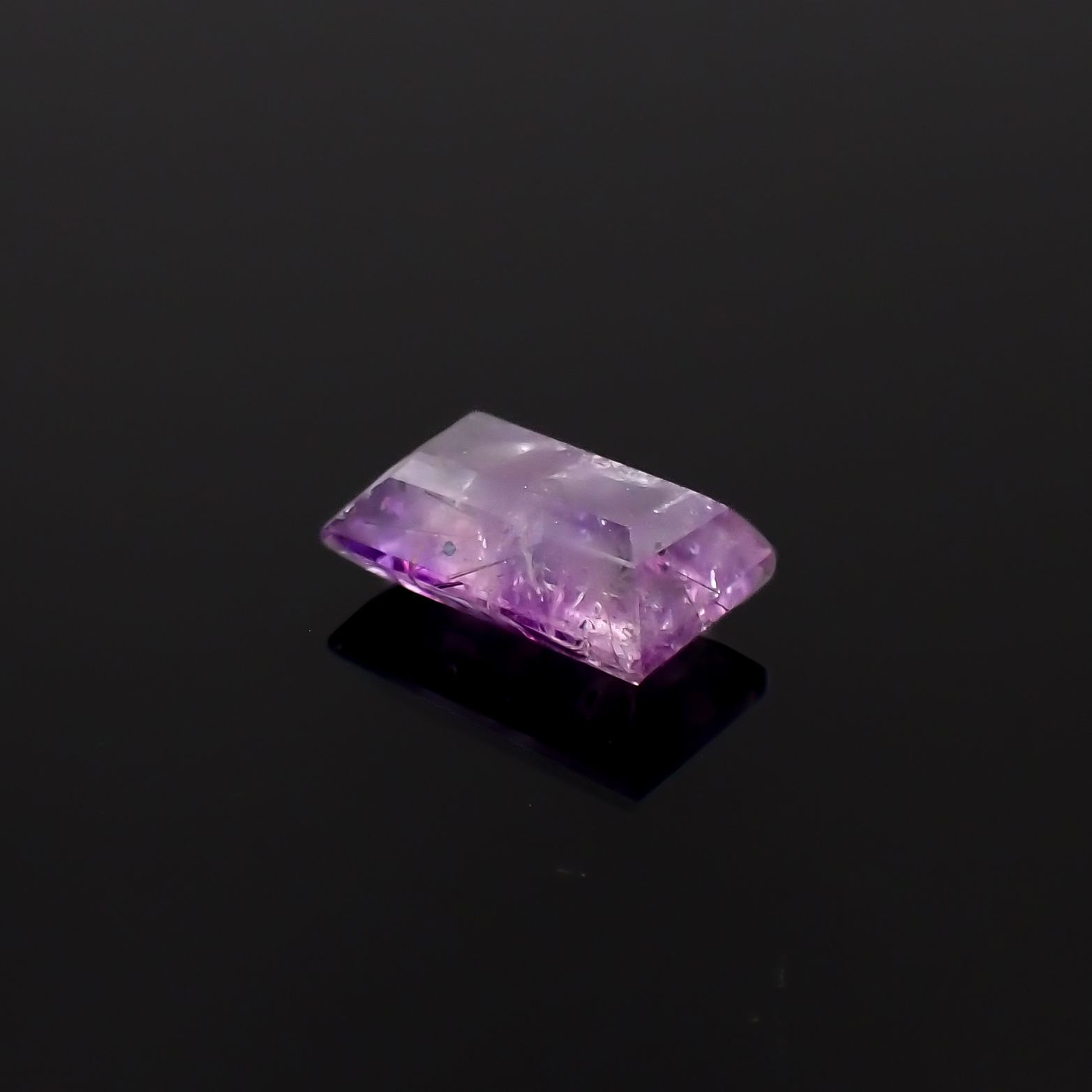 アメジストエレスチャル ナイジェリア産 2.24ct[231224657]10.1x5.8mm前後
