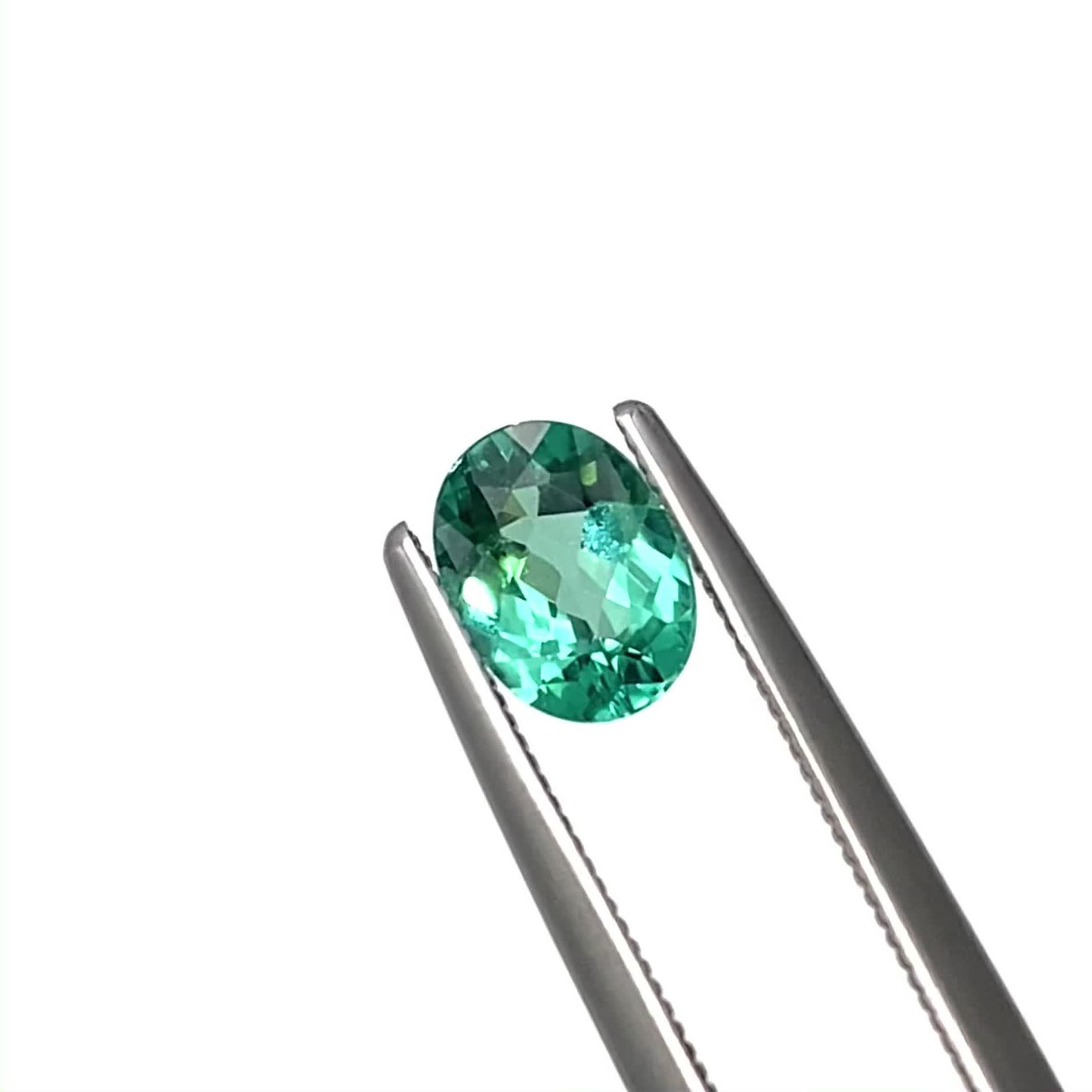 ブルーグリーントルマリン ブラジル産 0.68ct[230923526]6.9x5
