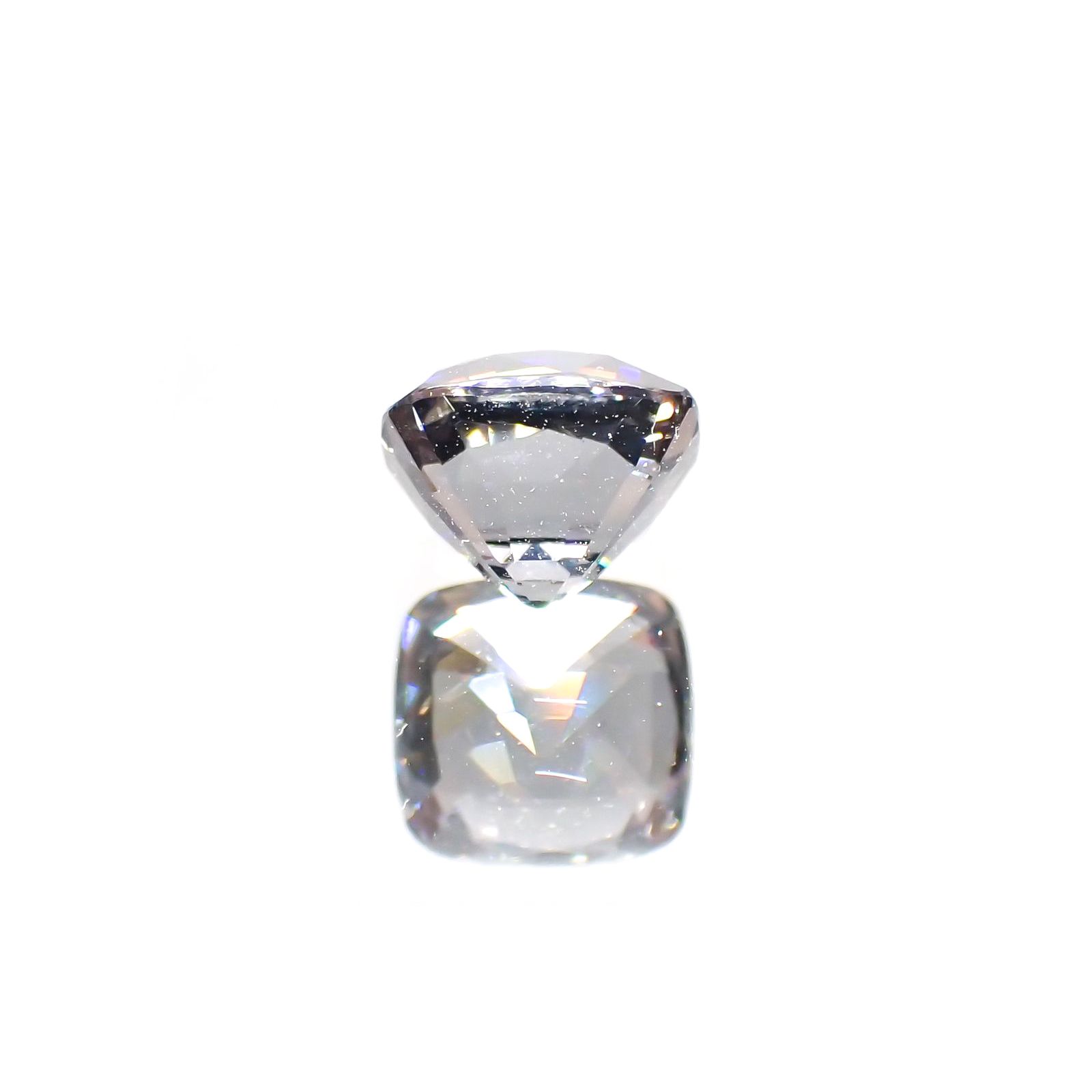 プラチナスピネル(宝石名スピネル) ビルマ産 1.193ct ソ付(彩珠)[250913321]5.9×5.6mm前後