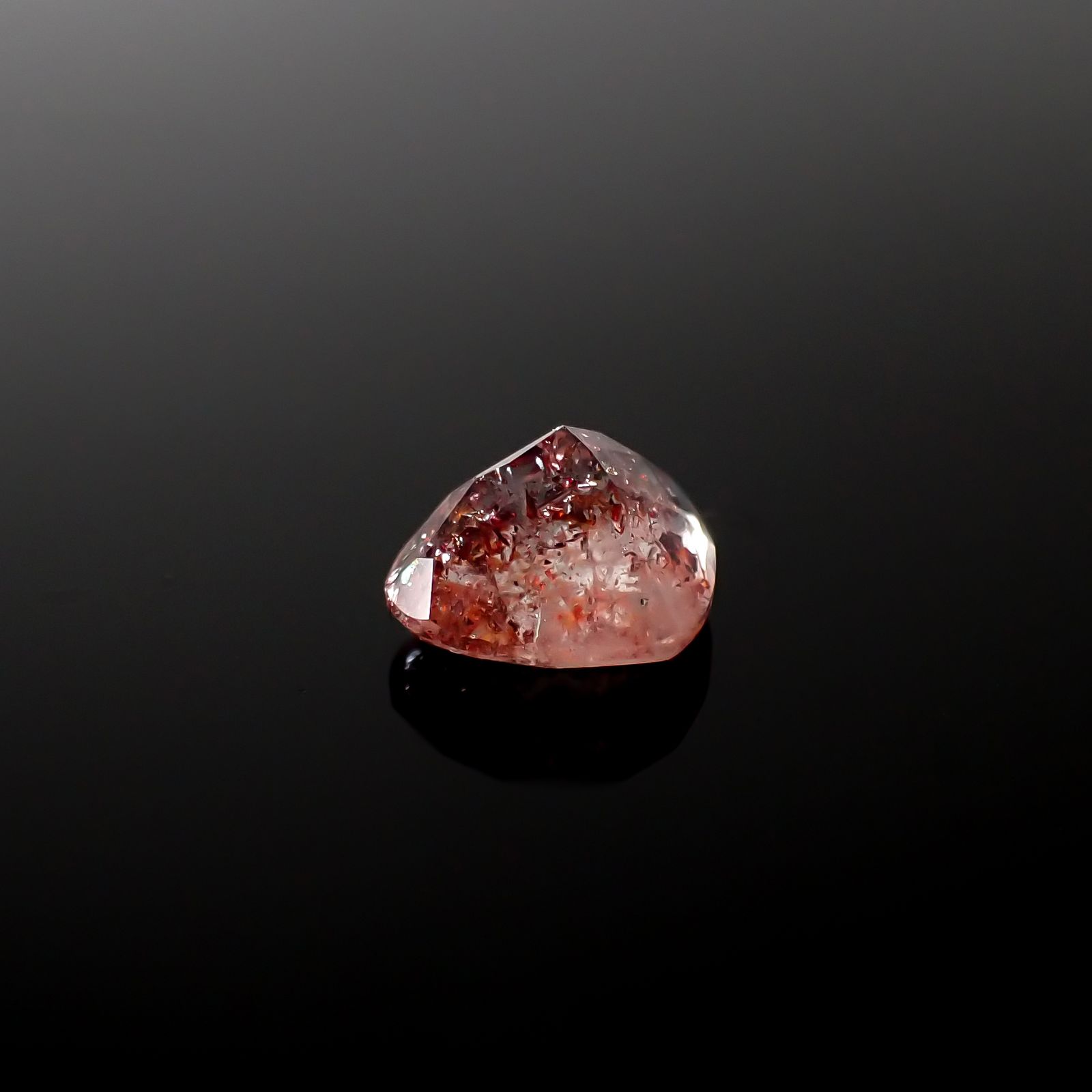 ファイヤークォーツ ナイジェリア産 2.05ct[240326723]14.2x13.2mm前後