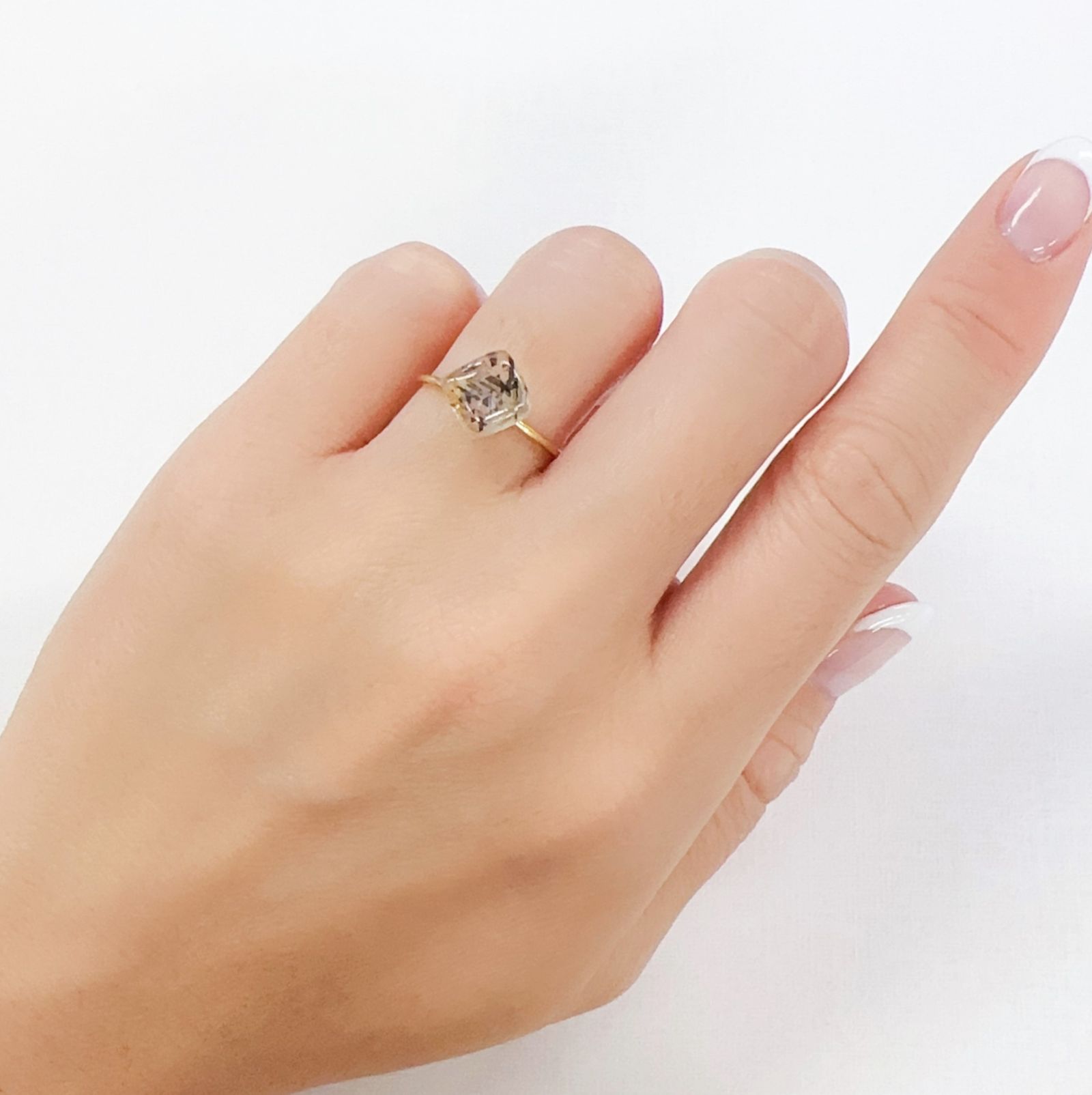 レインボーラティスサンストーン オーストラリア産 1.86ct[230722899]7.7x7.5mm前後