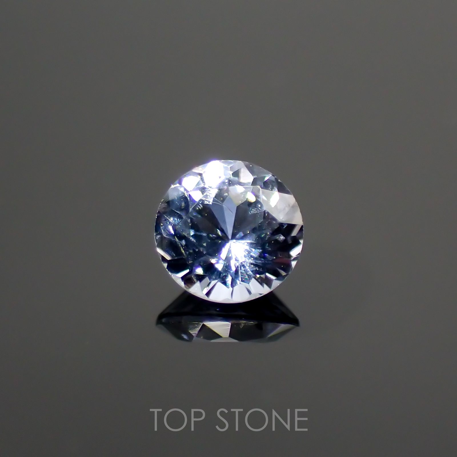 グレイッシュブルースピネル ビルマ産 ルース 0.22ct[210913135]3.7×3.7mm前後