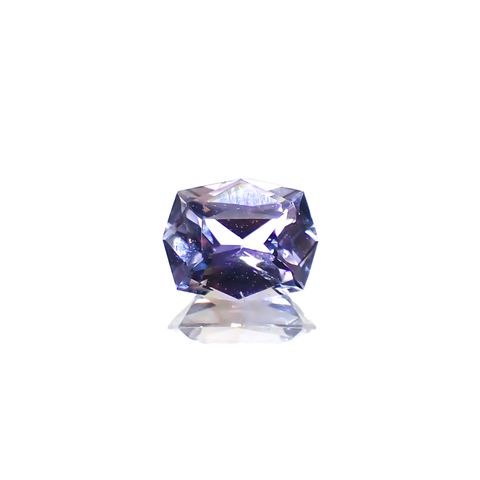 ◇カスタムカット◇バイカラータンザナイト 非加熱 タンザニア産 0.87ct [241029371]6.9x5.5mm前後