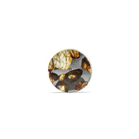 パラサイト隕石Sericho トリプレット 発見地:ケニア 3.71ct[240125705]12.1x12mm前後