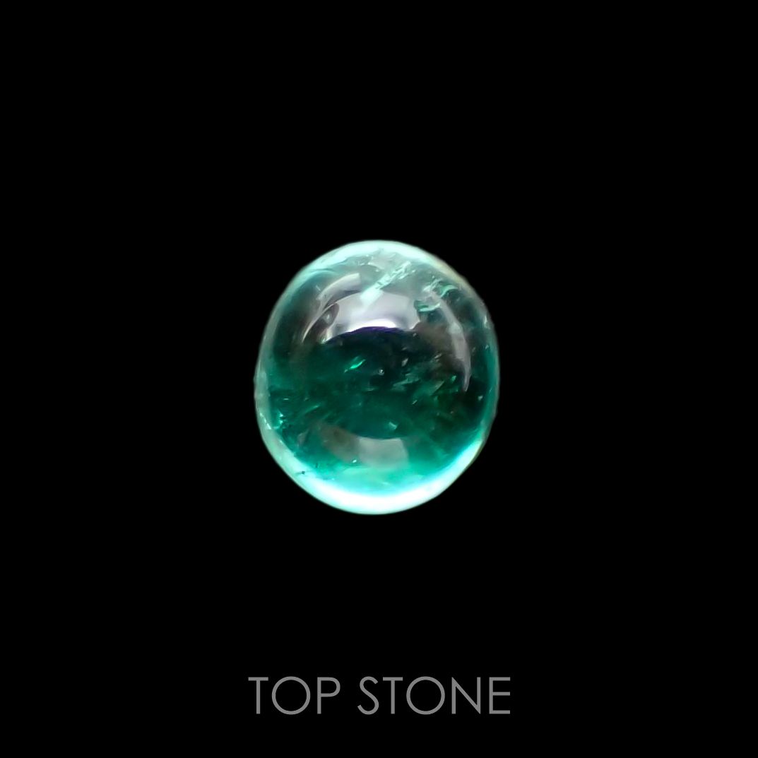 エメラルド(宝石名エメラルド)コロンビア産 0.23ct 識別済[220817279]3.8x3.4mm前後