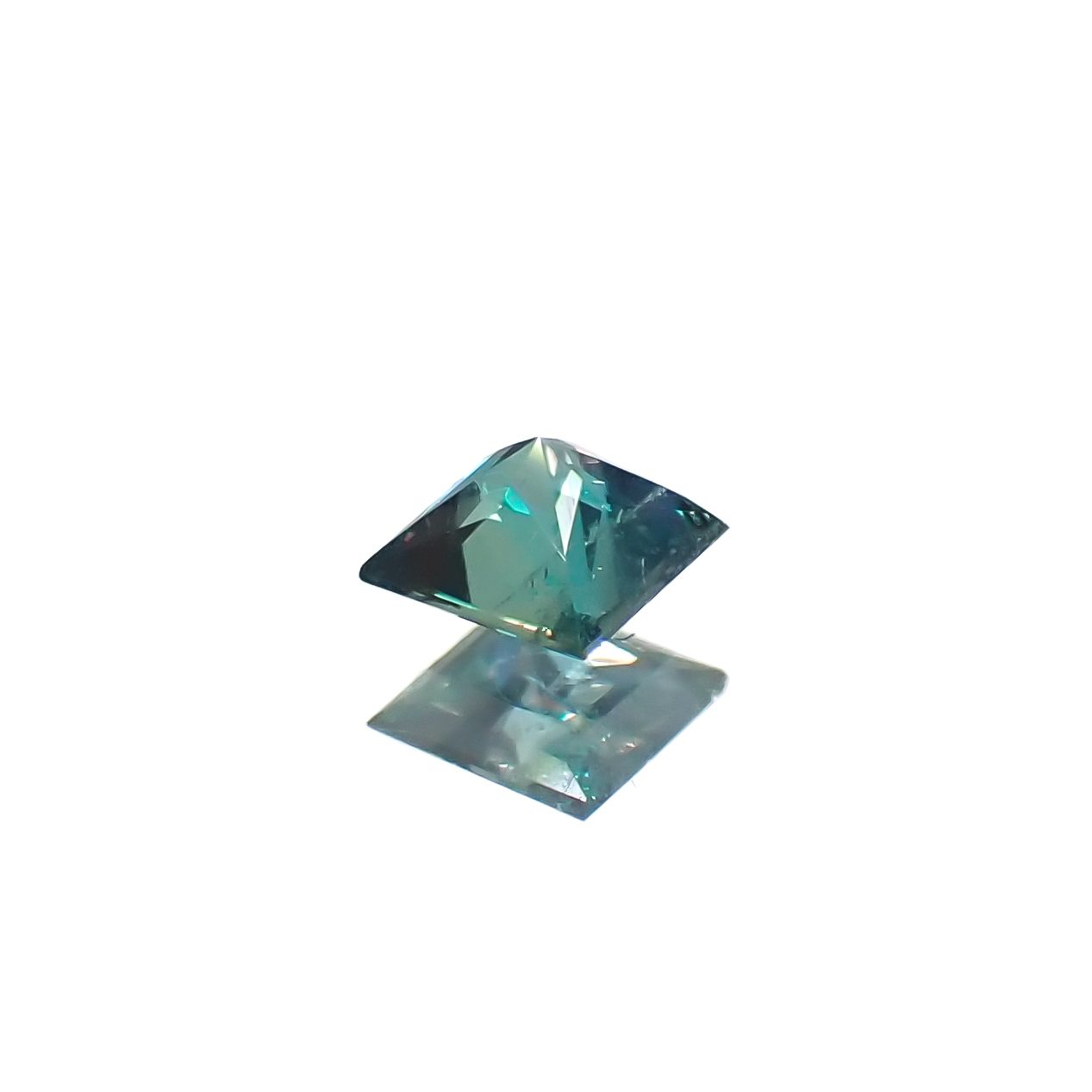◇プリンセスカット◇アレキサンドライト ブラジル産 0.097ct[230522058]2.5x2.5mm前後