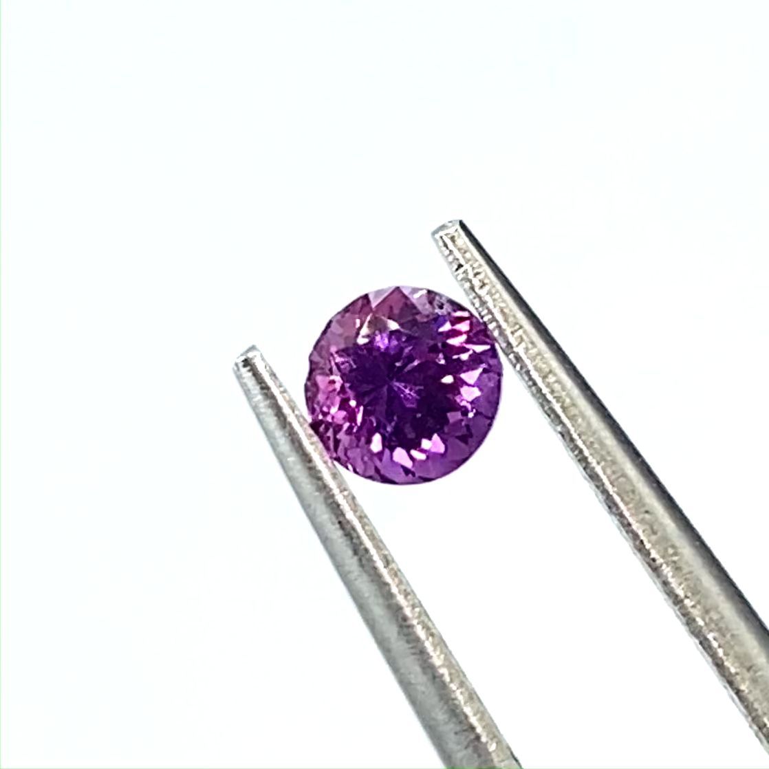 パープルサファイア非加熱(宝石名パープル・サファイア) タンザニア産