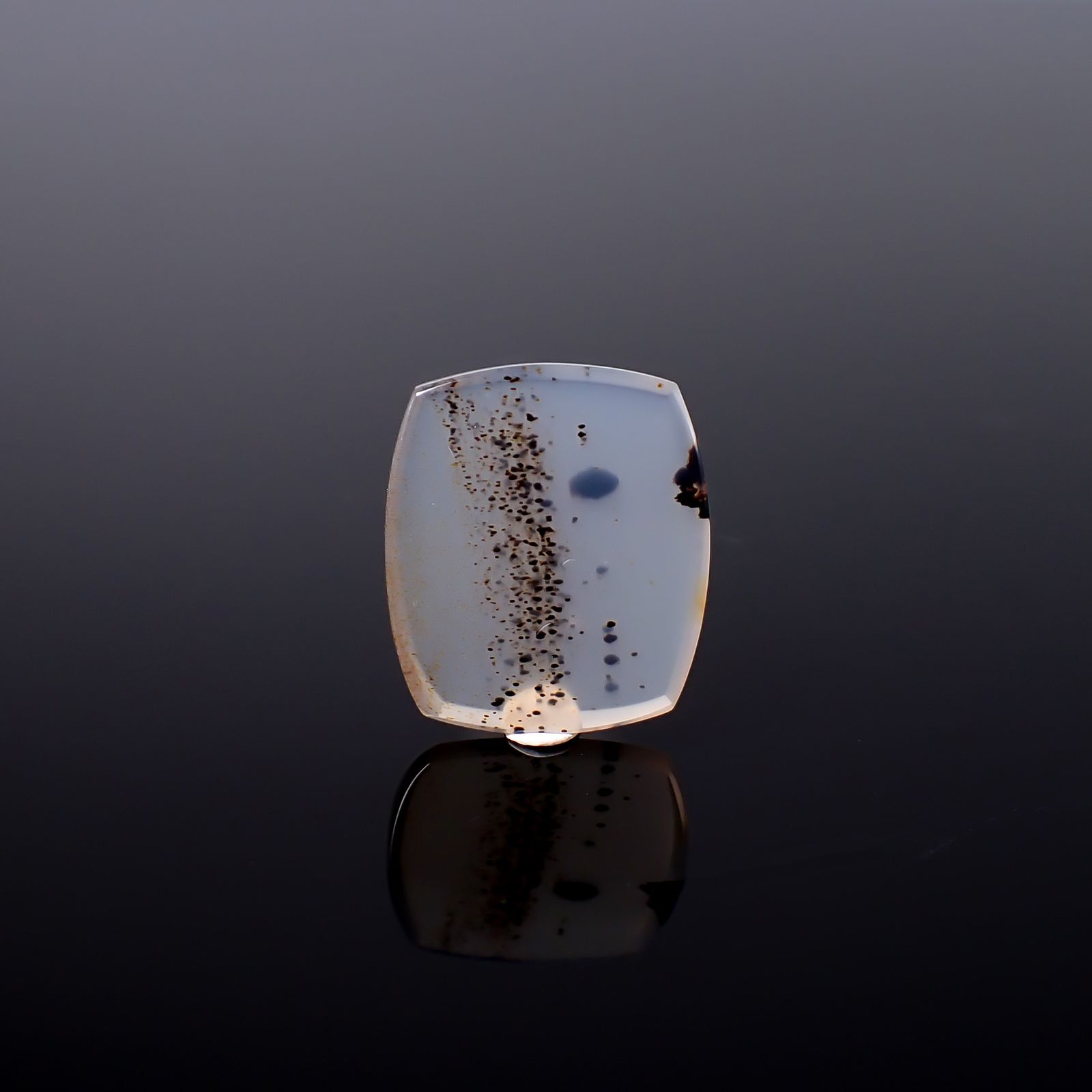 モンタナアゲート アメリカ・モンタナ州産 7.60ct / 19.5x16.8mm前後 [260832764]