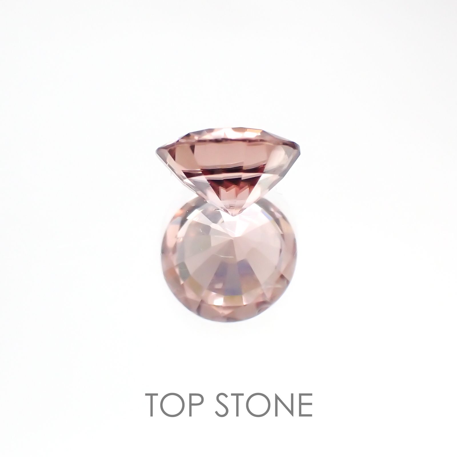 ピンクジルコン スリランカ,カンボジア産 ルース 1.63ct[20208061]6.9×6.9mm前後