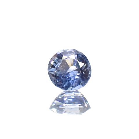 アイスブルーサファイア(宝石名サファイア)スリランカ/マダガスカル産 0.31ct 識別済[230722698]3.9x3.7mm前後
