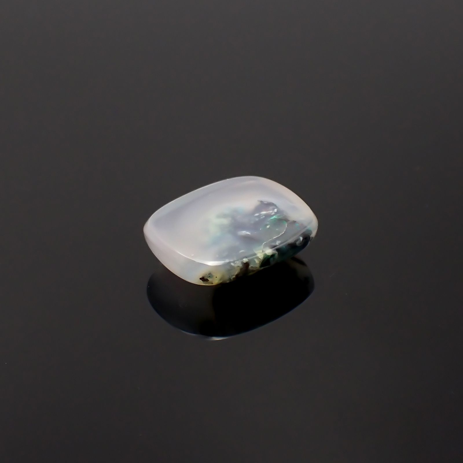 コッパークリソコラインカルセドニー インドネシア産 10.44ct[230722640]16.7x13.4mm前後