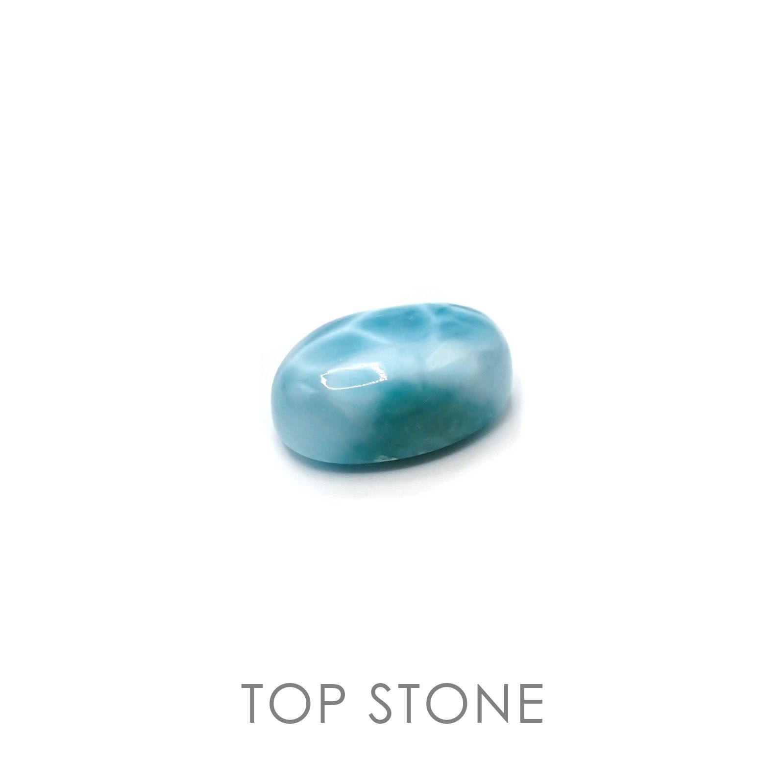 ラリマー ドミニカ共和国産 ルース 15.21ct[20085203]17.9×13mm前後