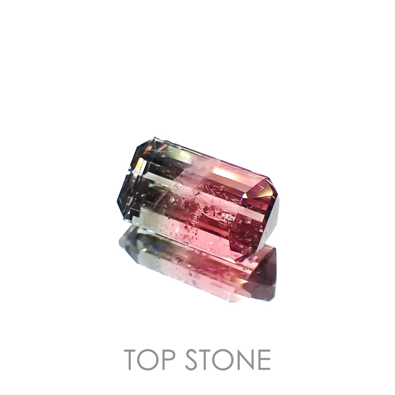 バイカラートルマリン(宝石名トルマリン)アフガニスタン産 1.15ct 識別済[221219560]7.9x4.5mm前後