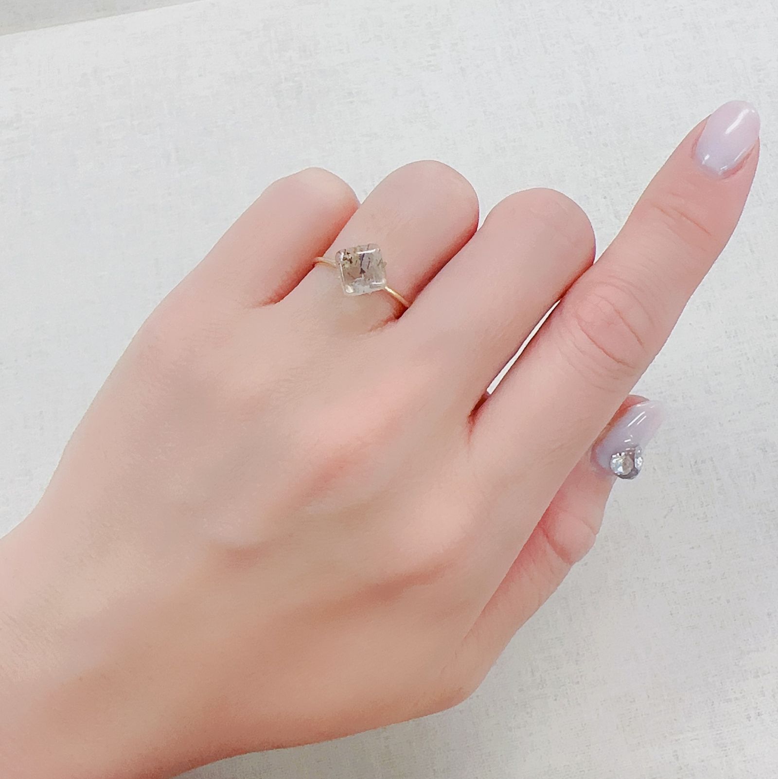 レインボーラティスサンストーン オーストラリア産 1.45ct[230321099]7.2x7mm前後