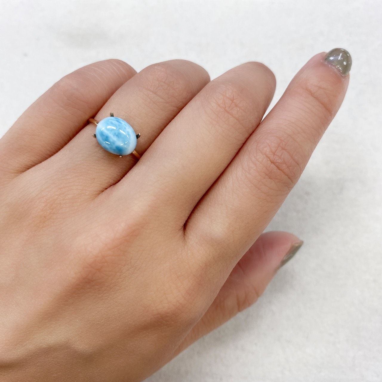 ラリマー(宝石名ブルー・ペクトライト) ドミニカ共和国産 3.29ct