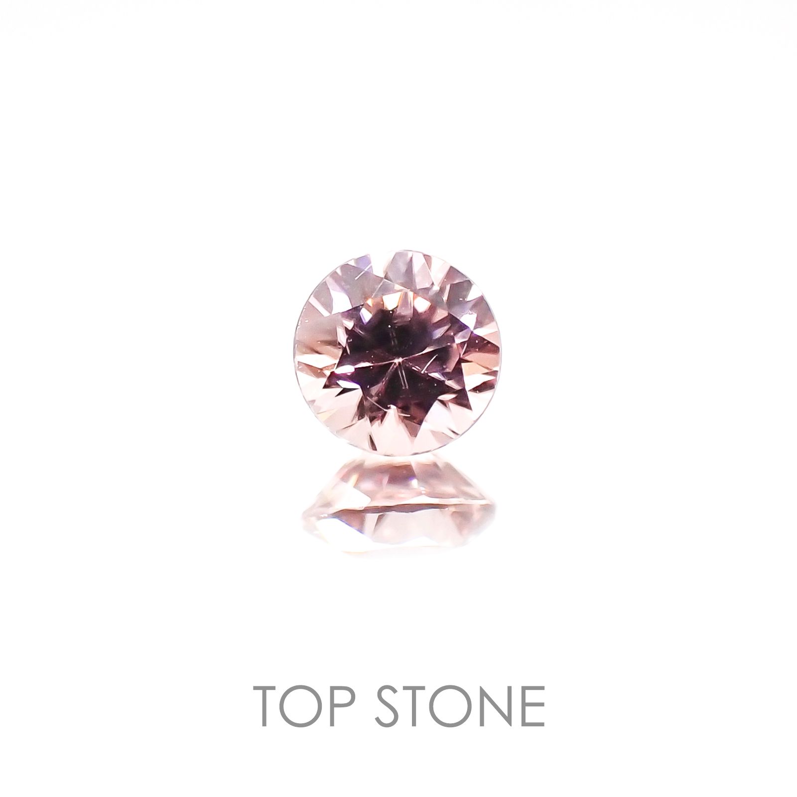 マラヤガーネット タンザニア産 ルース 0.4ct[20106937]3.9×3.9mm前後