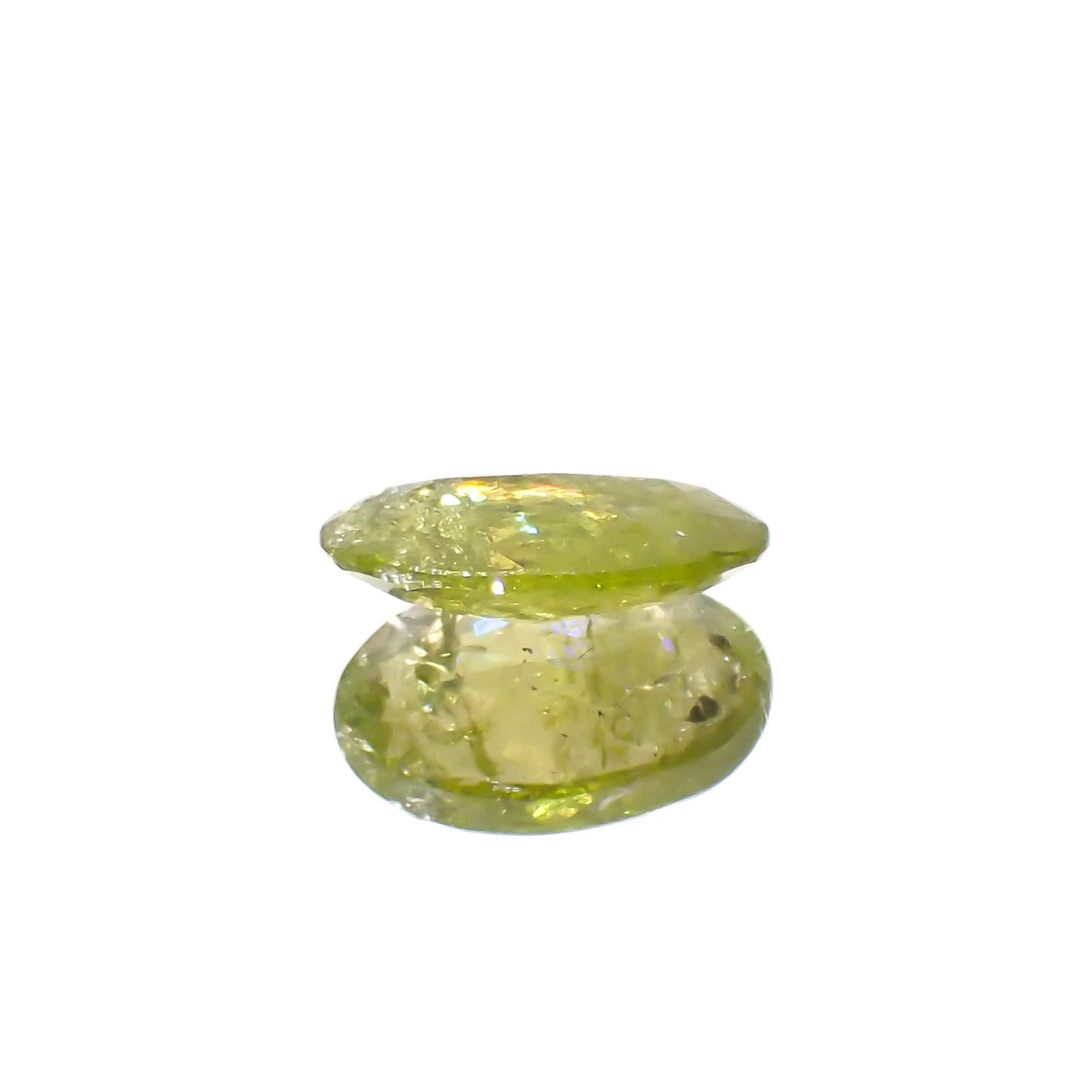イリデッセンスクロムトルマリン(宝石名トルマリン)ケニア産 1.53ct 識別済[221119089]10.3x6.9mm前後