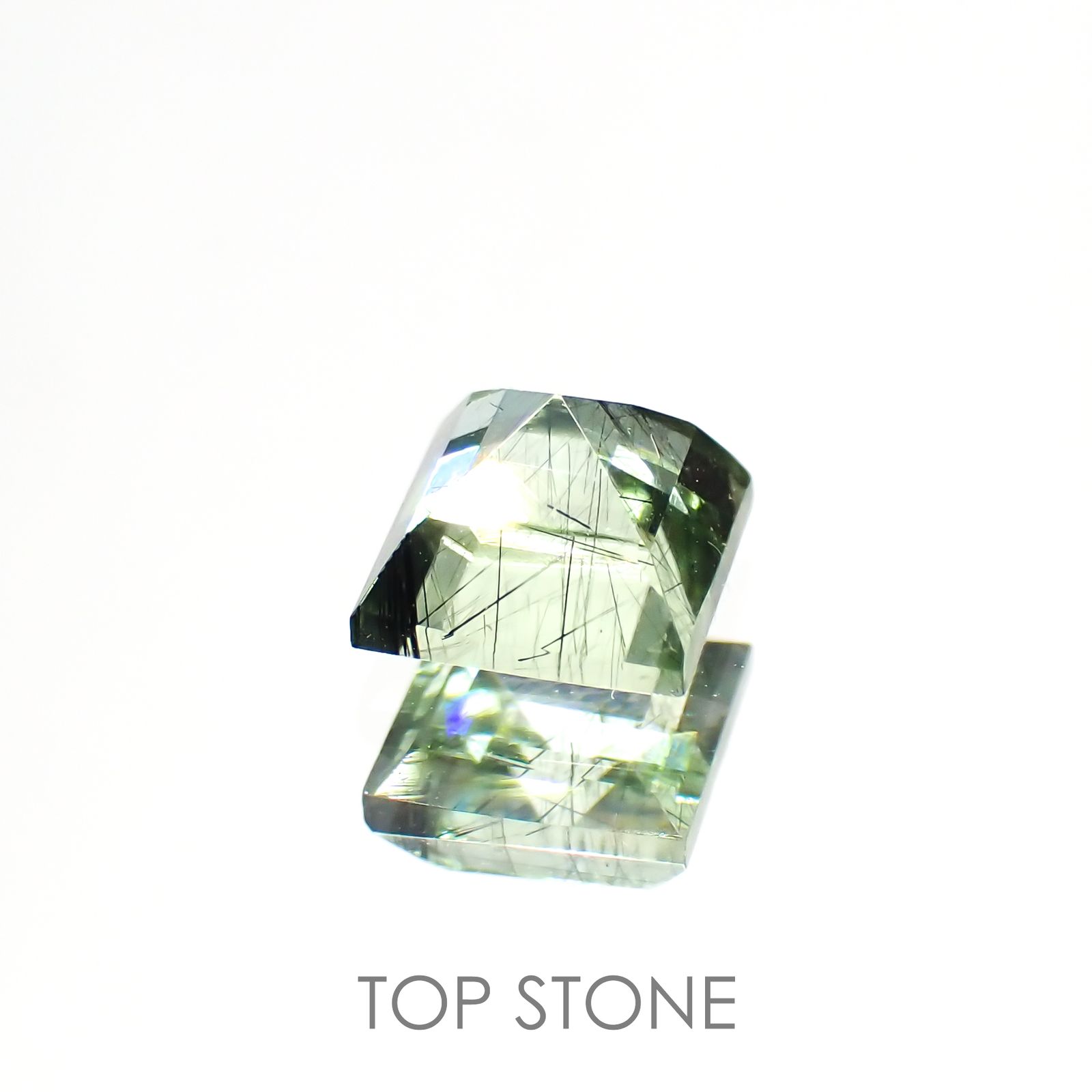 ルドウィジャイトインペリドット パキスタン産 ルース 0.86ct[210913497]5×5mm前後