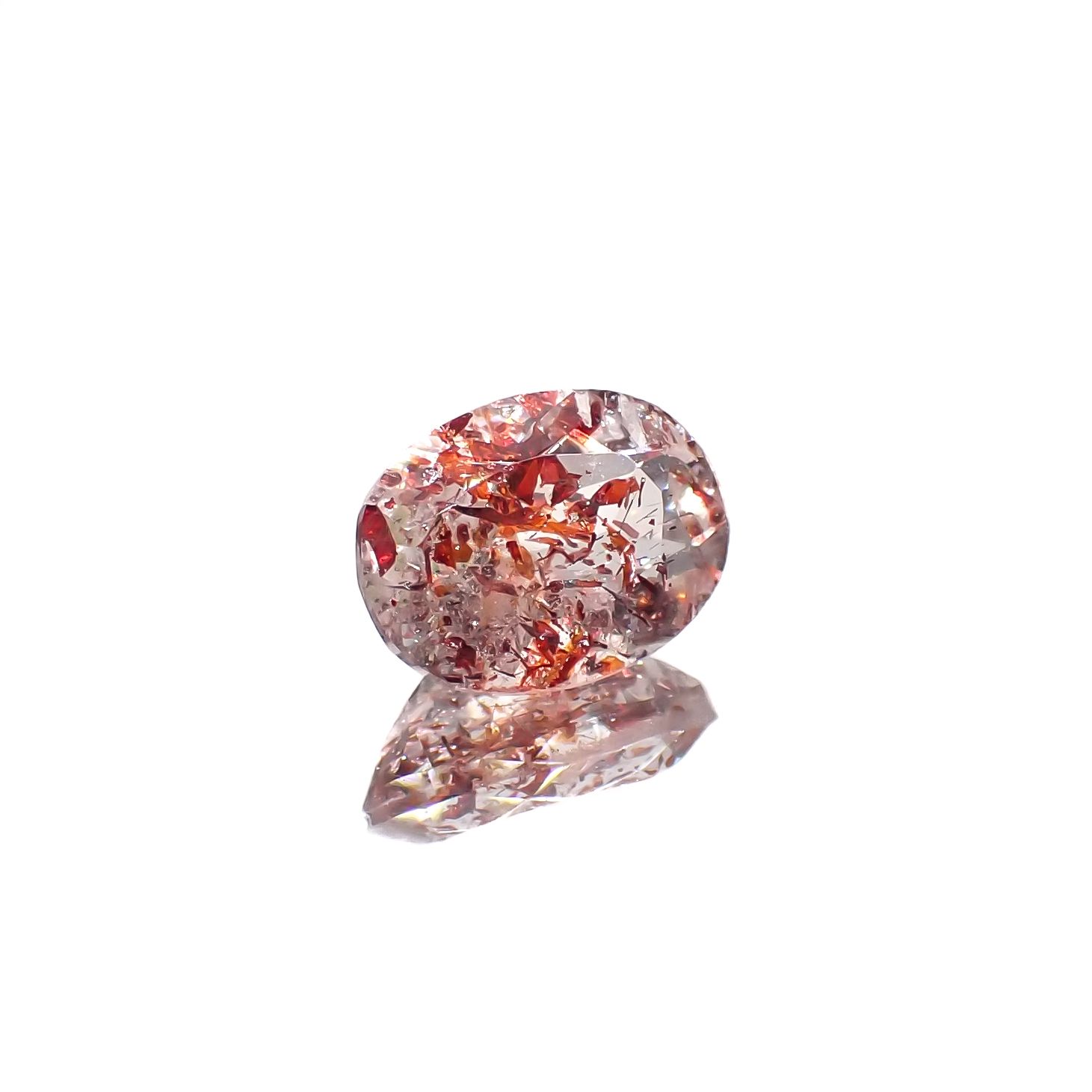 ファイヤークォーツ ナイジェリア産 1.46ct[230421748]8.6x6.5mm前後