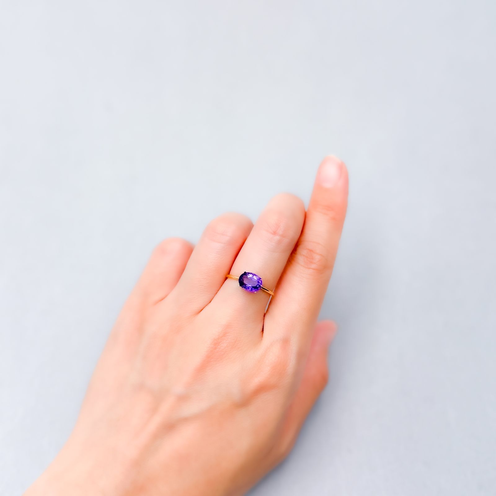 カラーシフトアメジスト ブラジル/ウルグアイ産 1.24ct [250530326]8.3x6.3mm前後