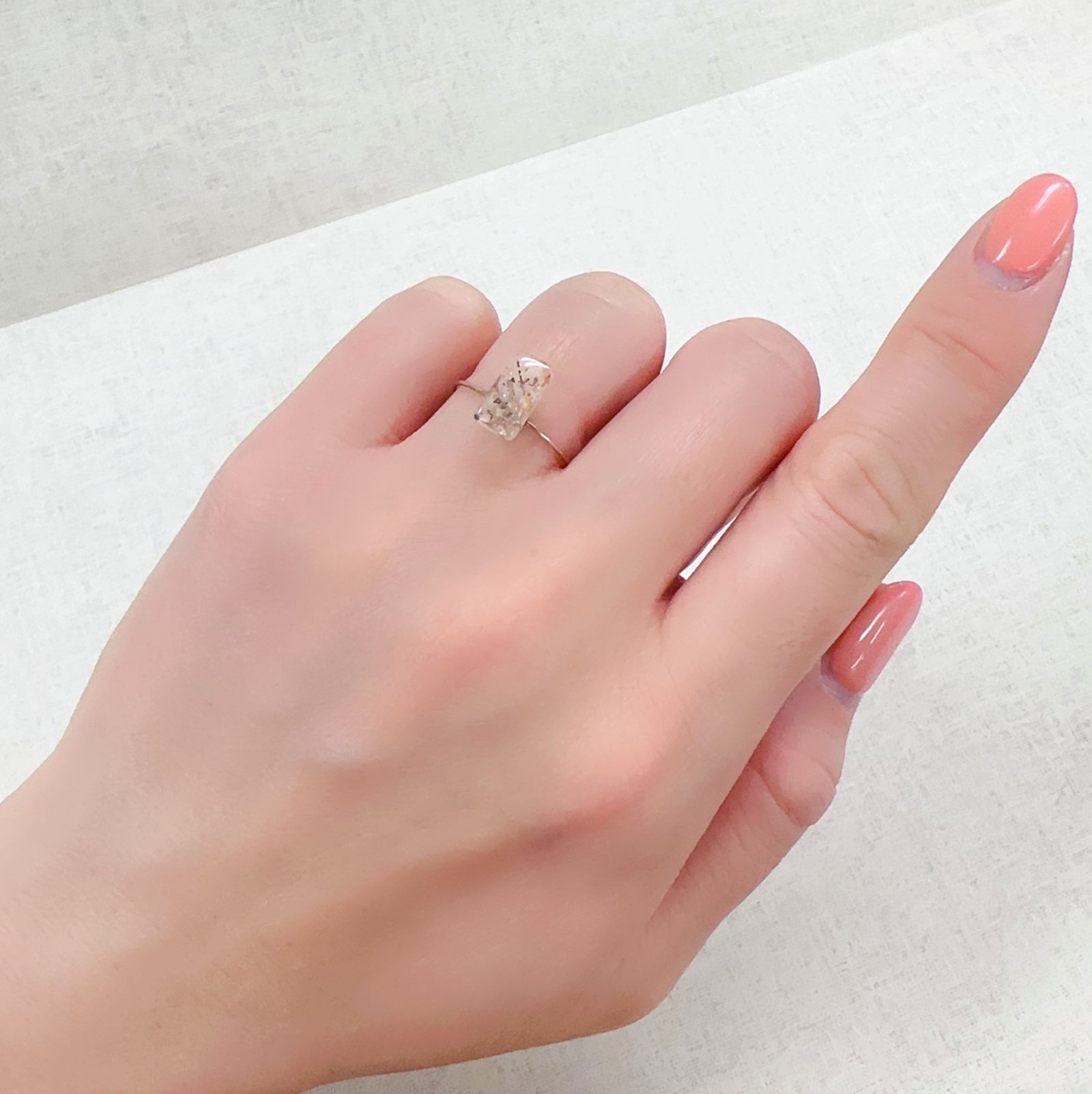 レインボーラティスサンストーン オーストラリア産 1.27ct[230220760]10x5.2mm前後