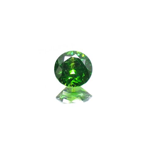 デマントイドガーネット(宝石名デマントイド・ガーネット) ロシア産 0.116ct ソ付(彩珠)[210712090]2.9×2.9mm前後