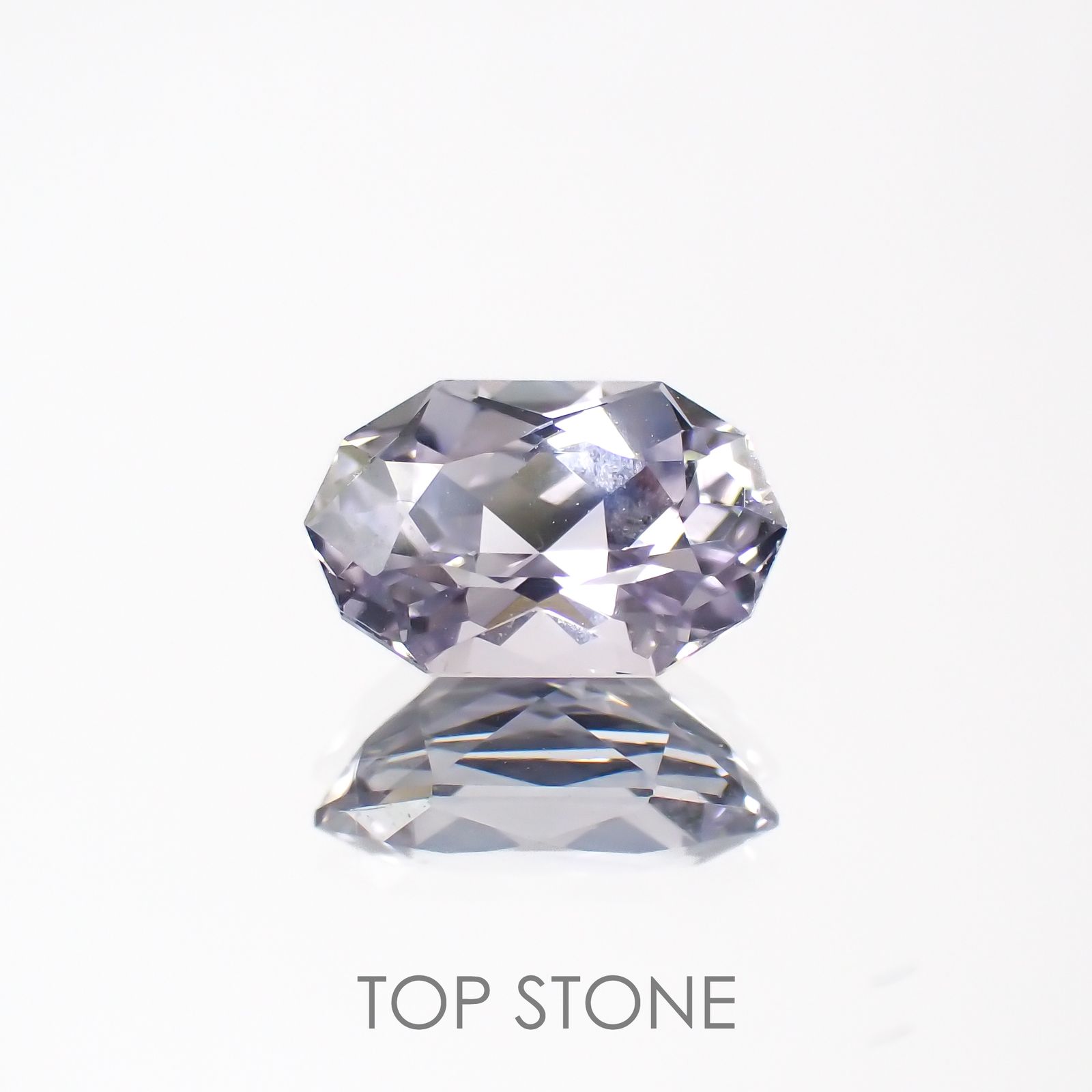 ◇カスタムカット◇アイスラベンダーサファイア(宝石名サファイア)スリランカ/マダガスカル産 1.20ct 識別済[220817478]7.7x5mm前後