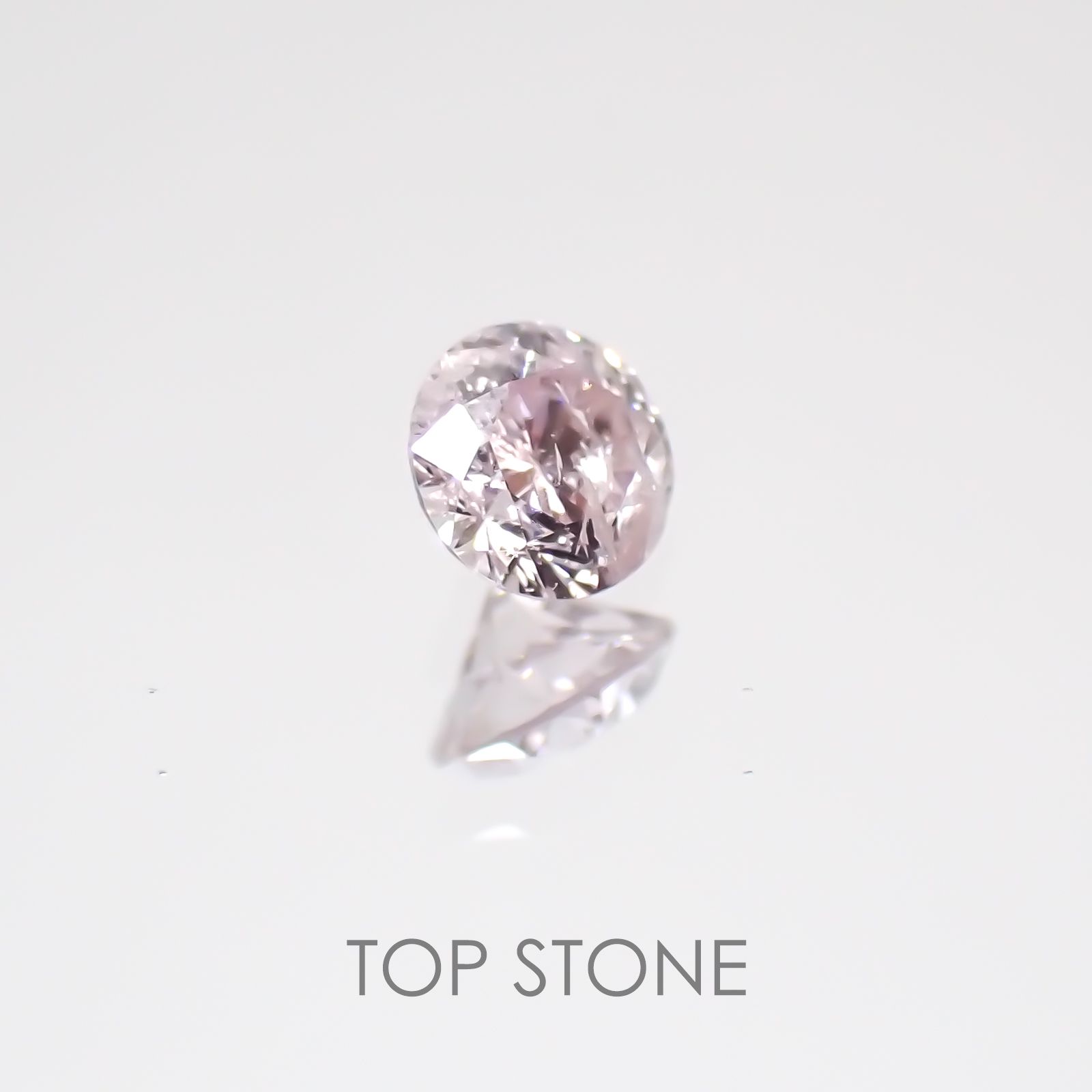 ピンクダイヤモンド(宝石名ダイヤモンド) I-2/LIGHT PINK 0.101ct ソ付(CGL)[21019340]2.9×2.9mm前後