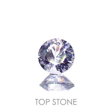 グレイッシュブルースピネル(宝石名スピネル)ビルマ/マダガスカル産 0.26ct 識別済[230220517]3.9x3.9mm前後