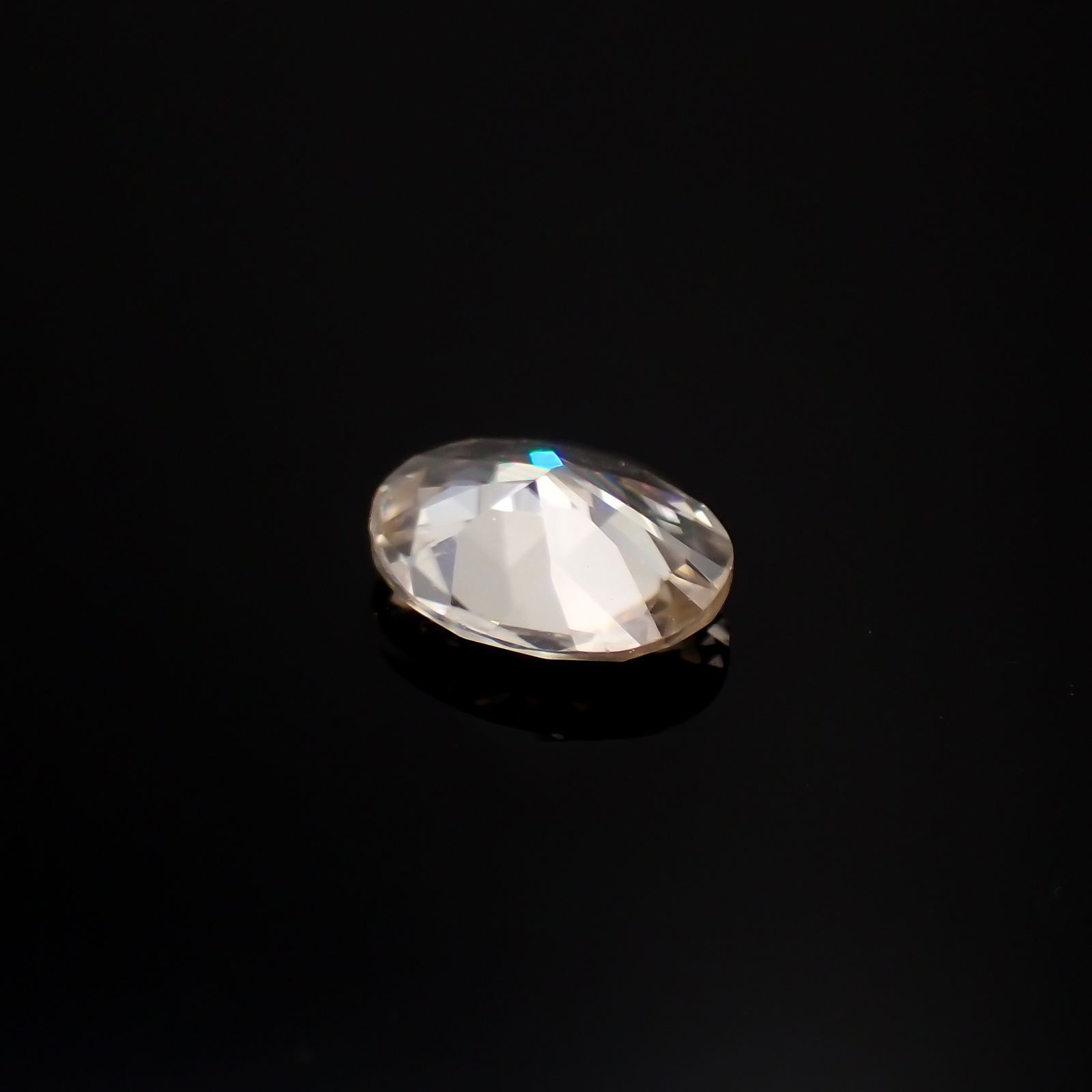 イエロージルコン(宝石名ジルコン)スリランカ/カンボジア産 1.09ct 識別済[231124190]7x5.7mm前後