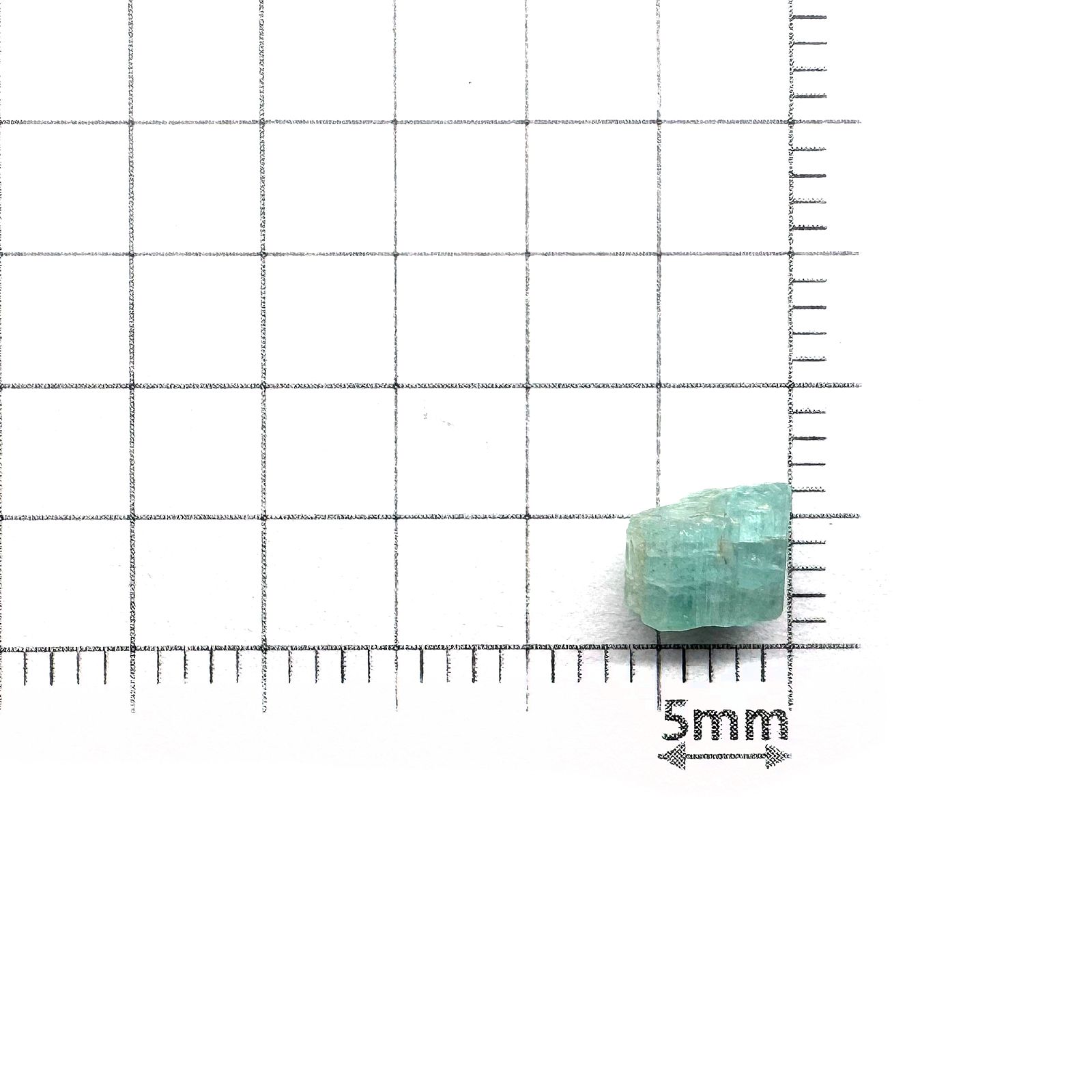 パライバトルマリン 原石 ブラジル・パライバ州バターリャ鉱山産 1.30ct [220515998]5.4x5.8mm前後