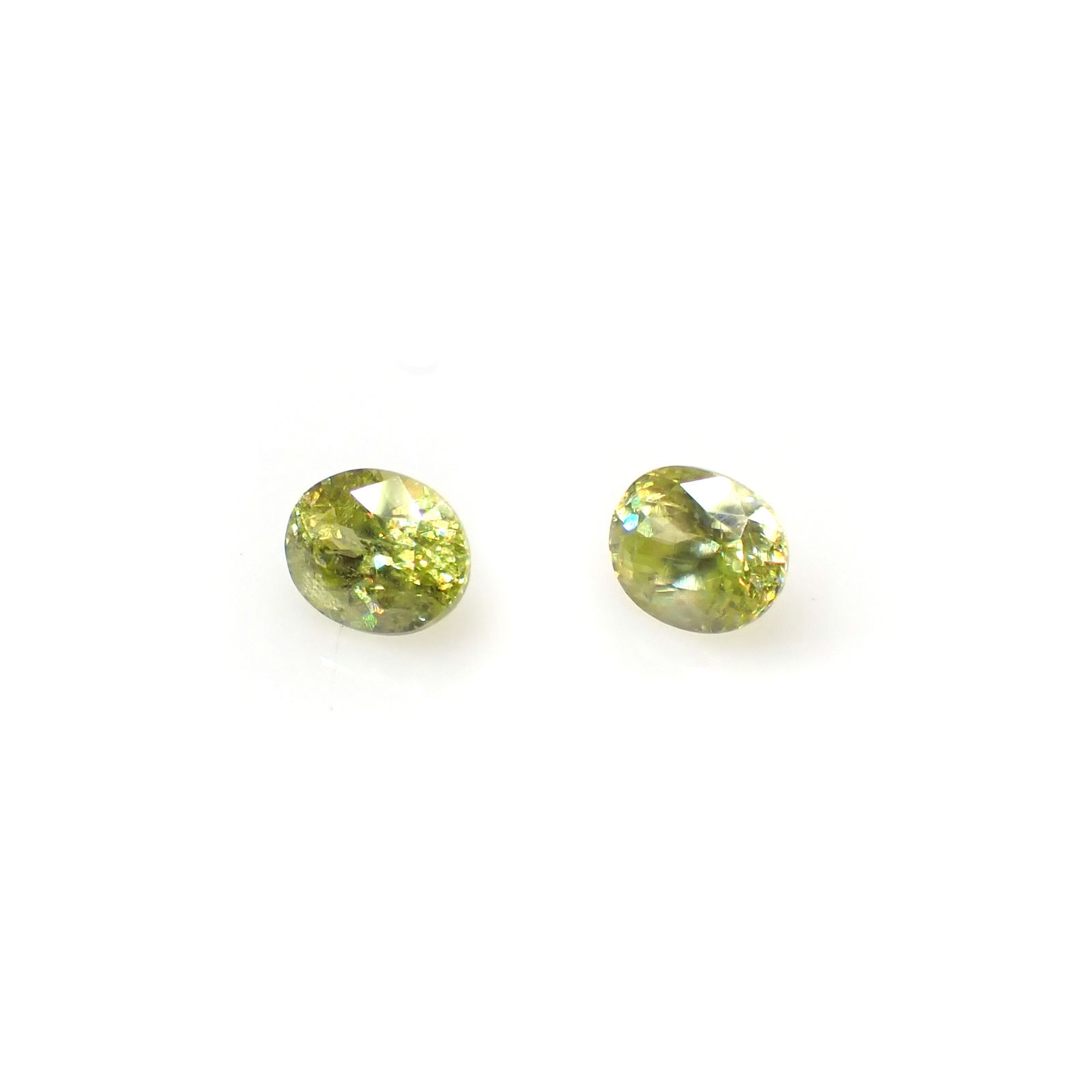 ◇ペアセット◇スフェーン マダガスカル産 0.49ct(2pcs合計