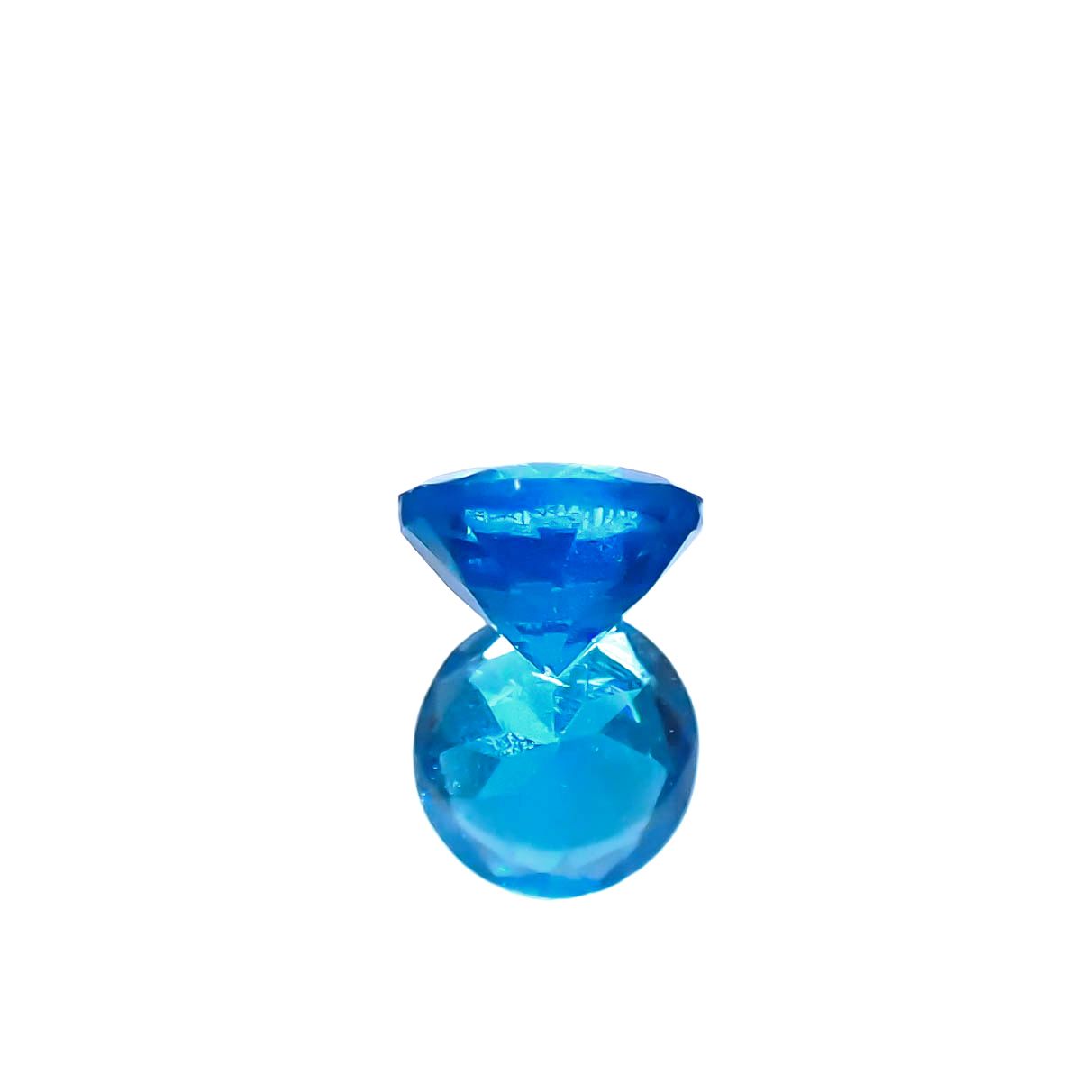 ネオンブルーアパタイト マダガスカル産 0.51ct[231224993]4.9x4.8mm前後