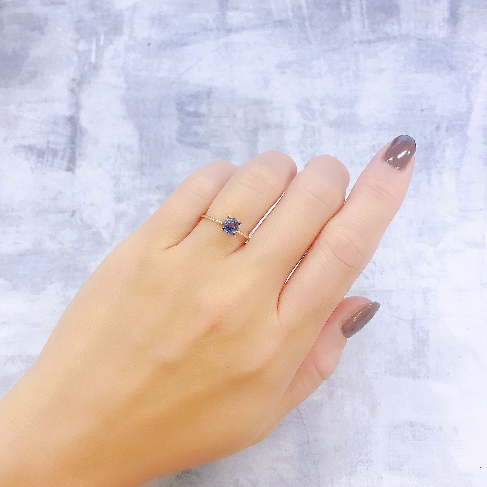 サファイア(宝石名ブルー・サファイア)スリランカ/マダガスカル産 0.86ct 識別済[220918148]5x4.9mm前後