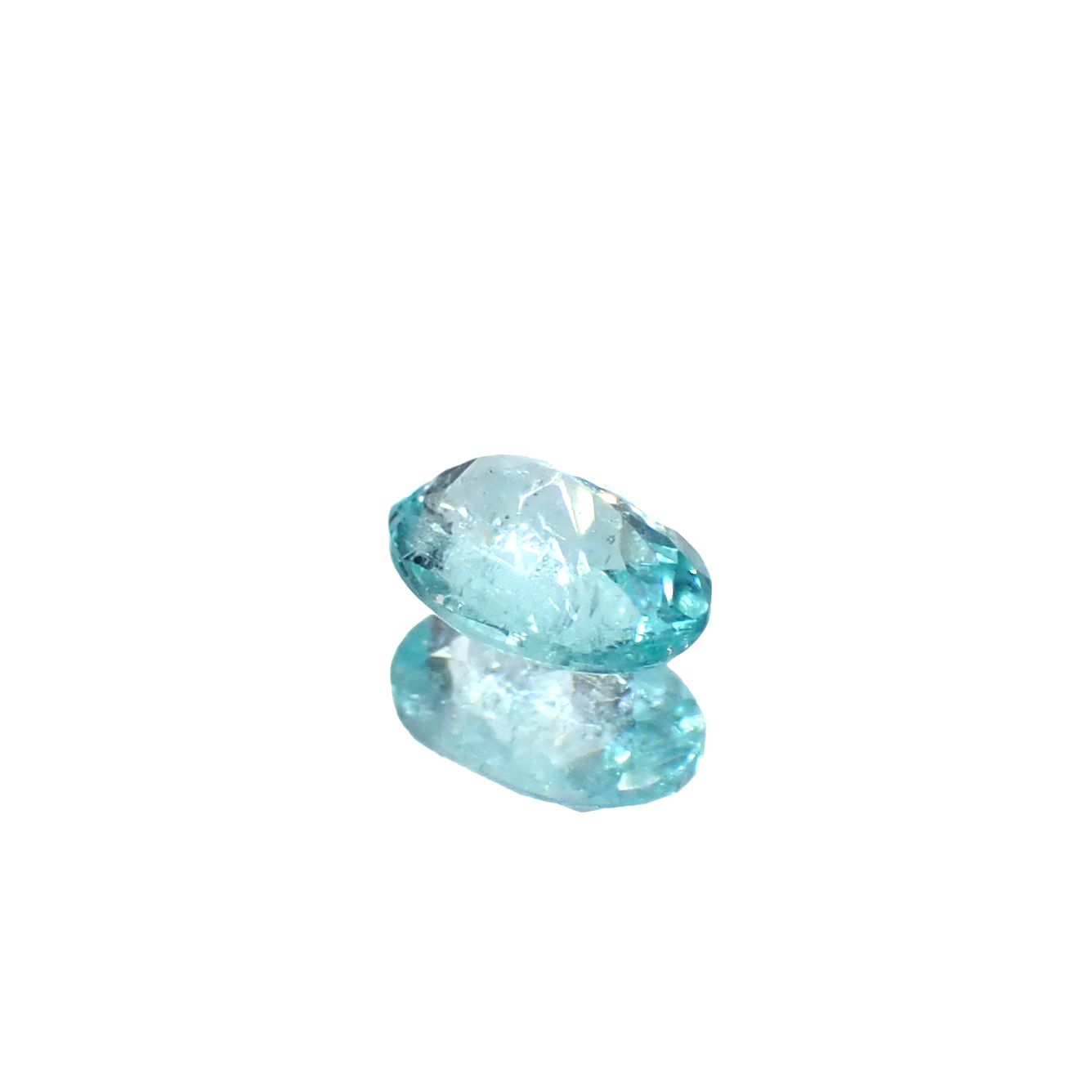 パライバトルマリン ブラジル・パライバ州バターリャ鉱山産 0.16ct[240928792]4.2x2.9mm前後