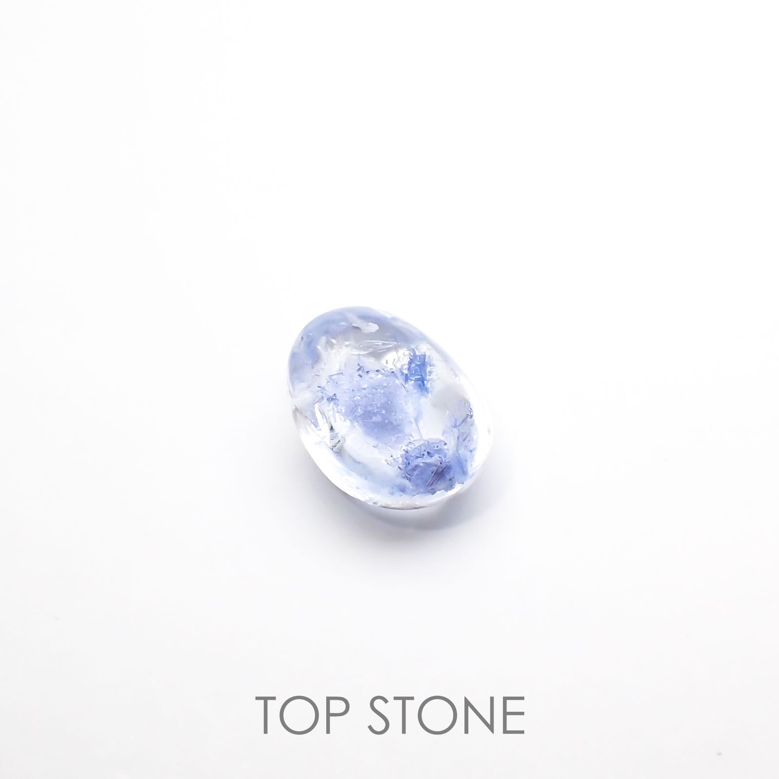 デュモルチェライトインクォーツ ブラジル産 3.44ct[210812218]10.3×8mm前後