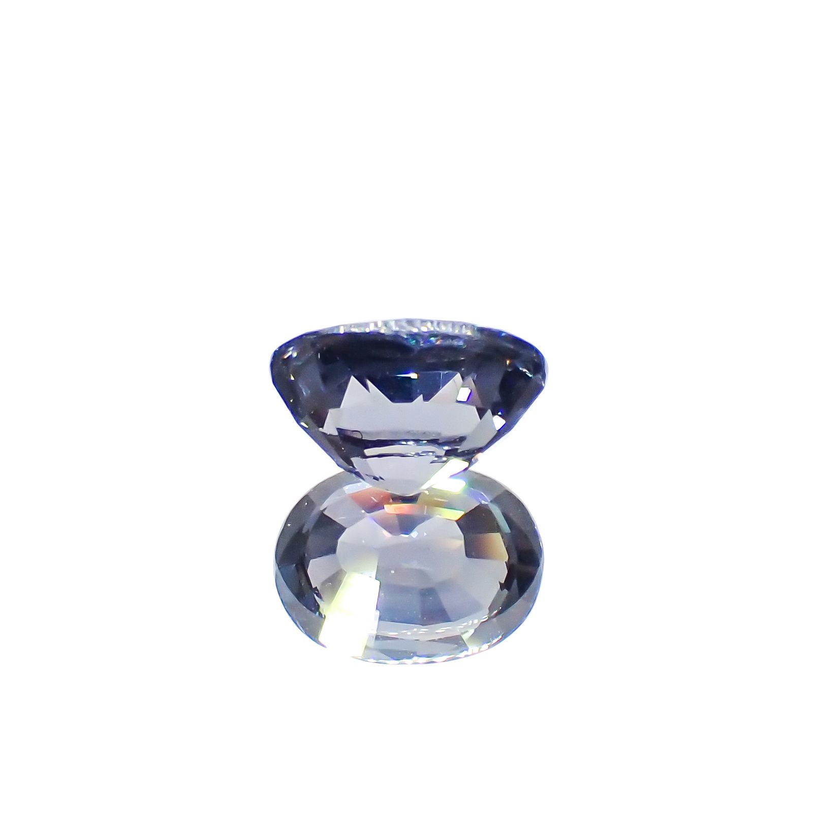 バイオレットスピネル(宝石名スピネル)ビルマ/マダガスカル産 1.45ct 識別済[230421740]7.5x5.6mm前後