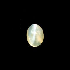 クリソベリルキャッツアイ スリランカ産 0.59ct [221018255]5.2x4mm前後