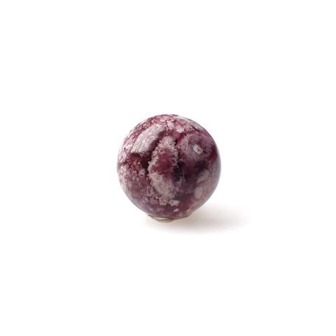 レッドベリル/ピンクベリル(母岩付き) アメリカ・ユタ州産 2.23ct [250530379]9x9mm前後