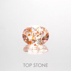 イリュージョンサンストーン インド産 1.66ct[220114210]9x7mm前後