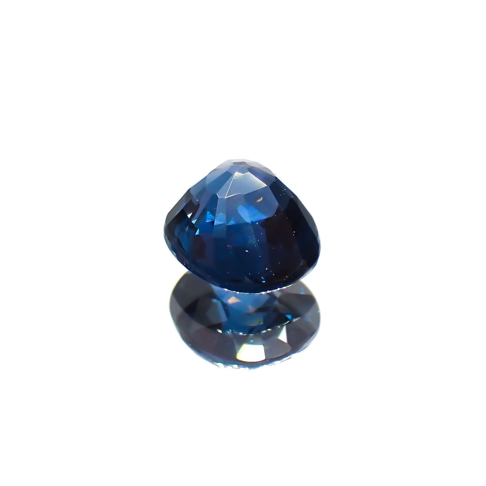 コバルトブルースピネル(宝石名ブルー・スピネル)スリランカ産 1.051ct ソ付(日独)[220113825]6.37x5.33mm前後