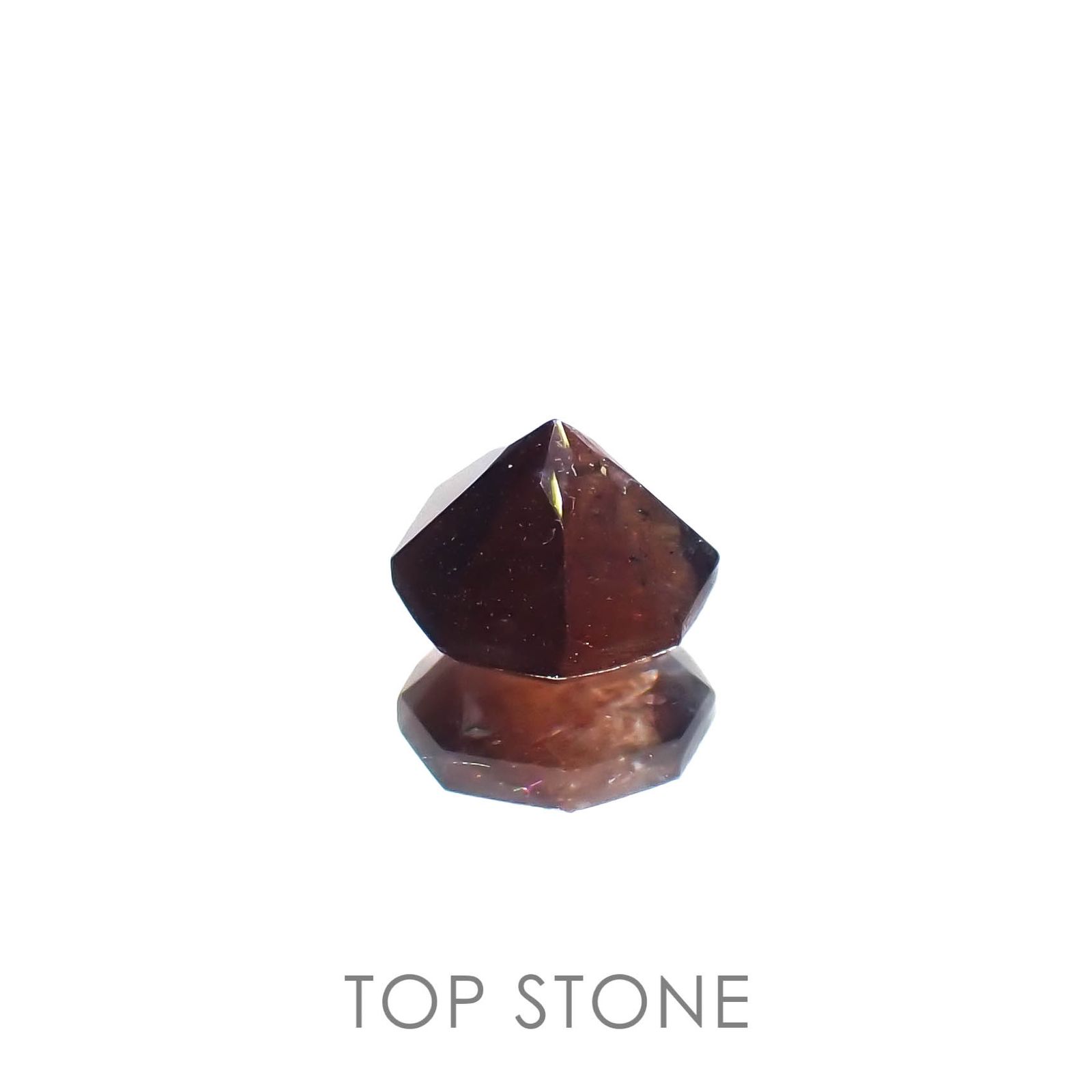 ◇オクタゴンカット◇ブラッドショットアイオライト インド産 0.99ct[230320941]6.1x6.1mm前後