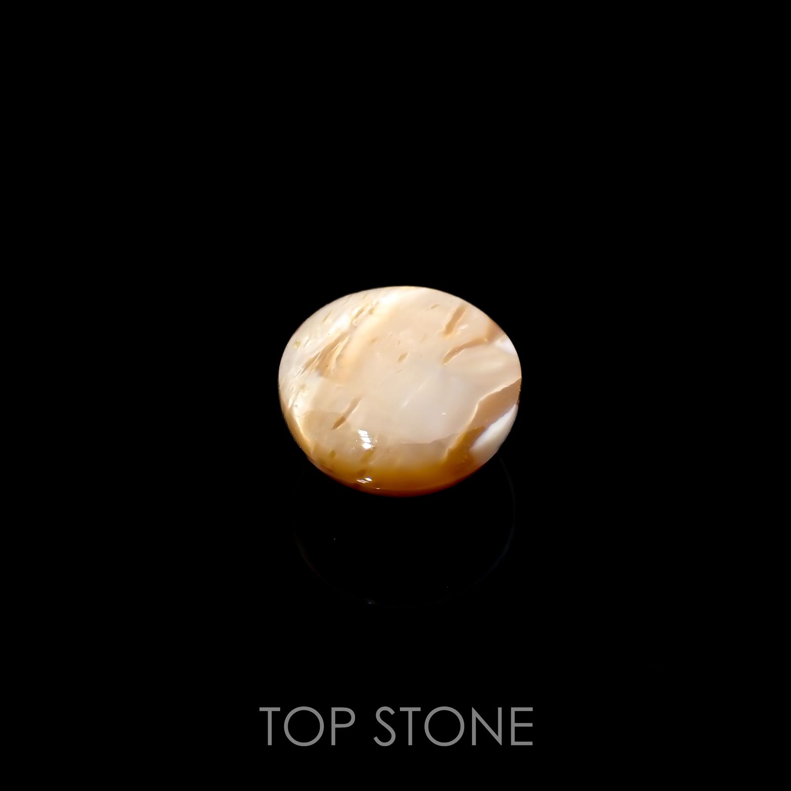 オパールキャッツアイ ブラジル・バイーア州産 1.60ct[220917857]7.9x7.8mm前後