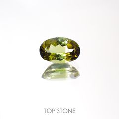 パーティカラートルマリン(宝石名パーティカラード・トルマリン) ブラジル/アフリカ産 0.85ct 識別済[211013573]7.5×5.1mm前後