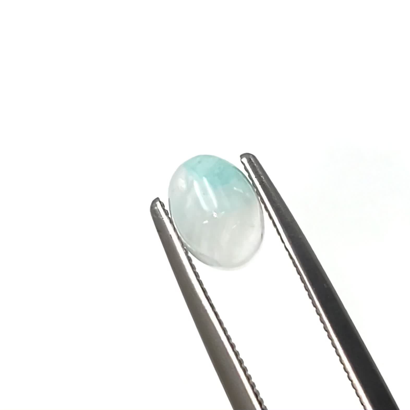パライバトルマリンインクォーツ ブラジル産 0.72ct / 6.9x5mm前後