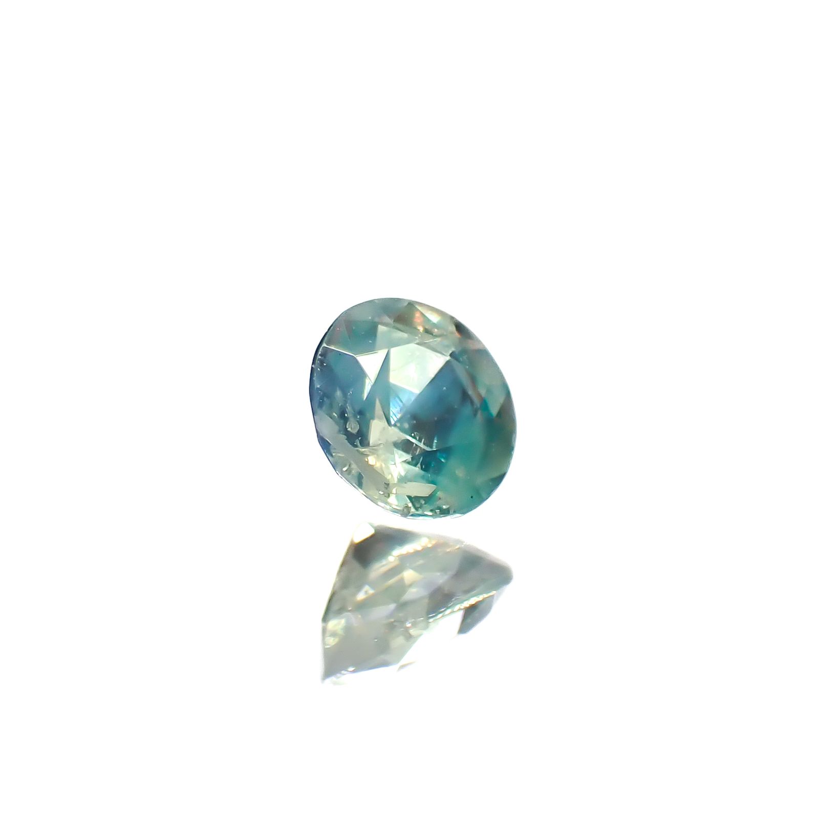 シルキーアレキサンドライト ブラジル・ミナスジェライス州ヘマチタ鉱山産 0.14ct [241129509]3.1x3.1mm前後