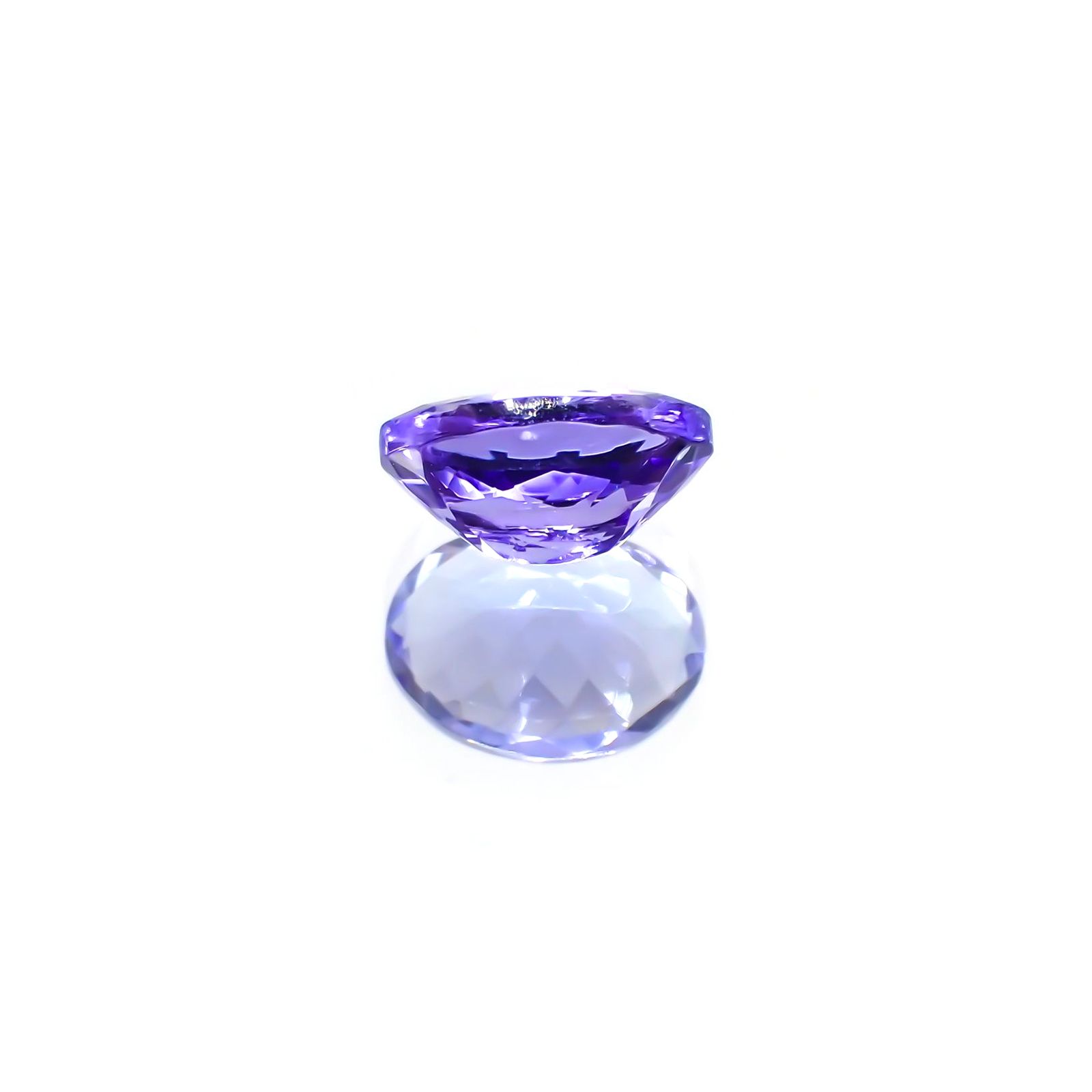 タンザナイト(宝石名タンザナイト) タンザニア産 0.87ct 識別済[210610068]6.9×5.2mm前後